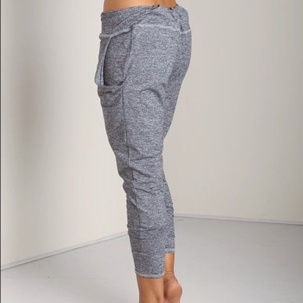 teeki Gray Marled Track Joggers - Picture 3 of 4